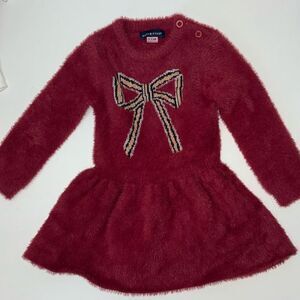 🔥 Andy & Evan girls kids sweater dress Sz 9-12 months New